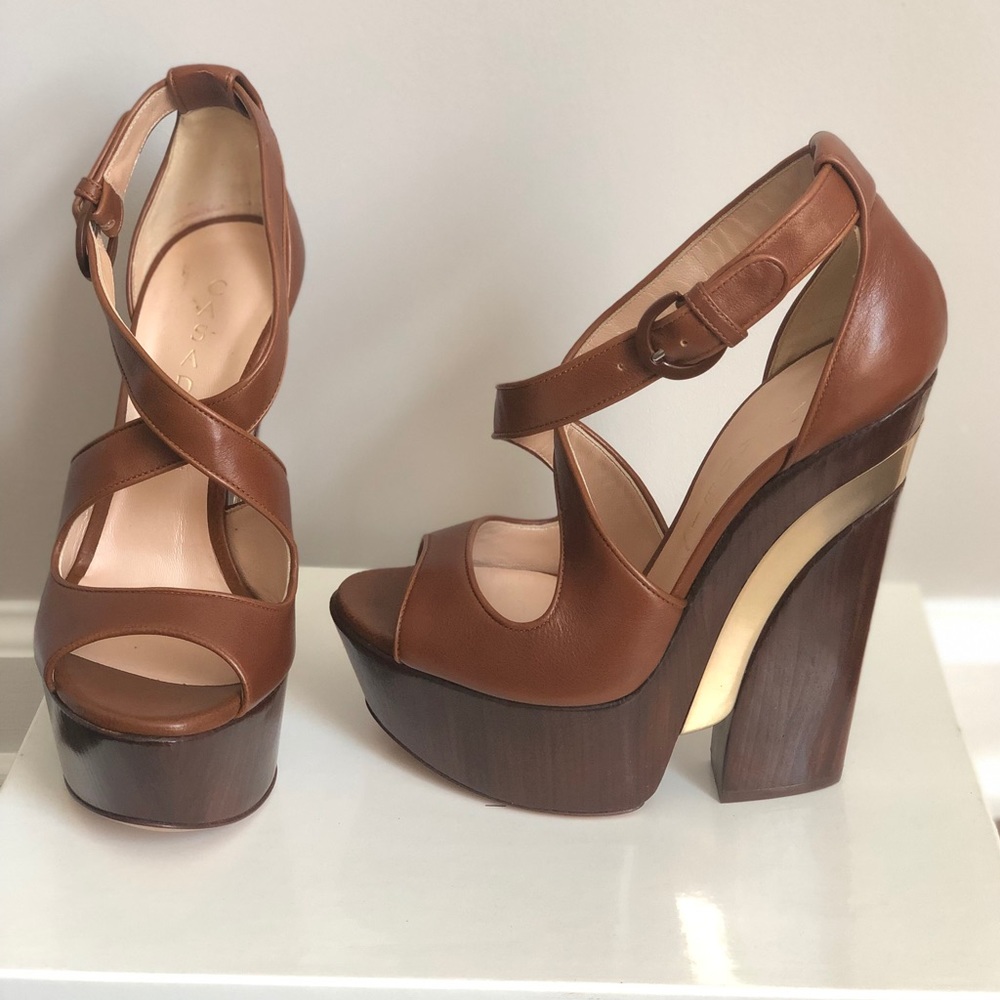 Brand New Casadei Wedges